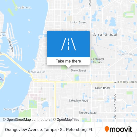 Orangeview Avenue map