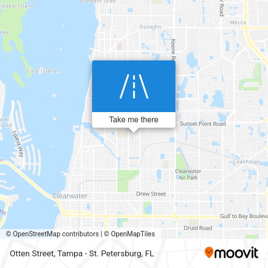 Otten Street map
