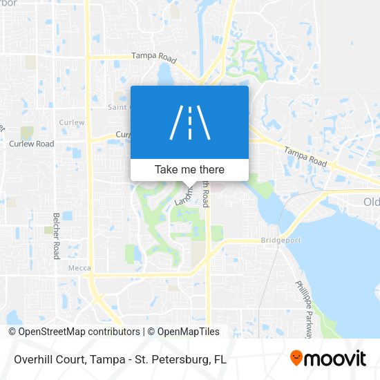 Overhill Court map