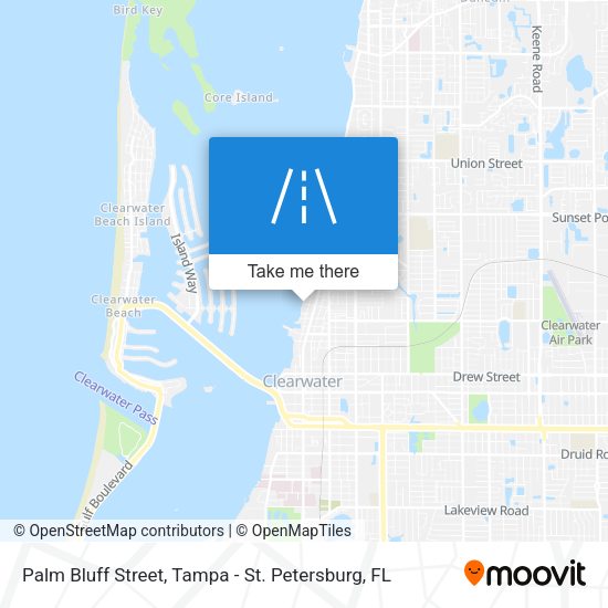 Palm Bluff Street map
