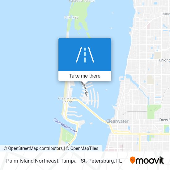 Mapa de Palm Island Northeast