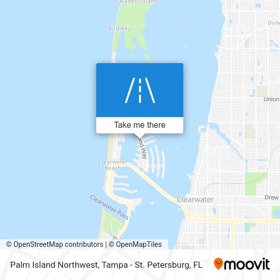 Palm Island Northwest map