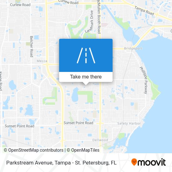 Parkstream Avenue map