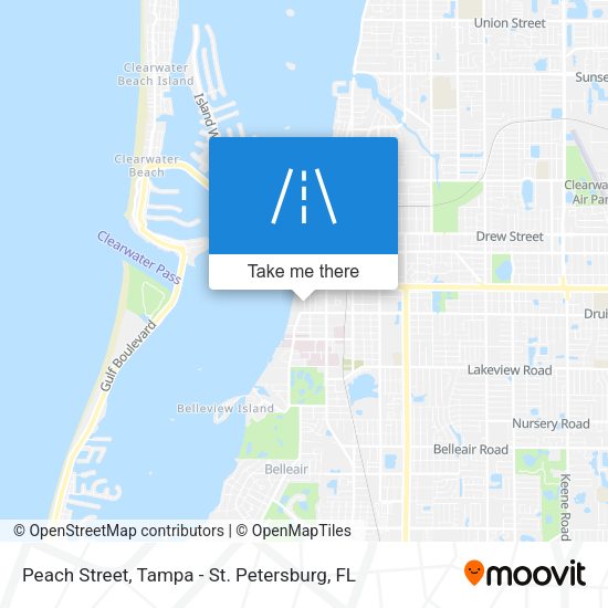 Mapa de Peach Street
