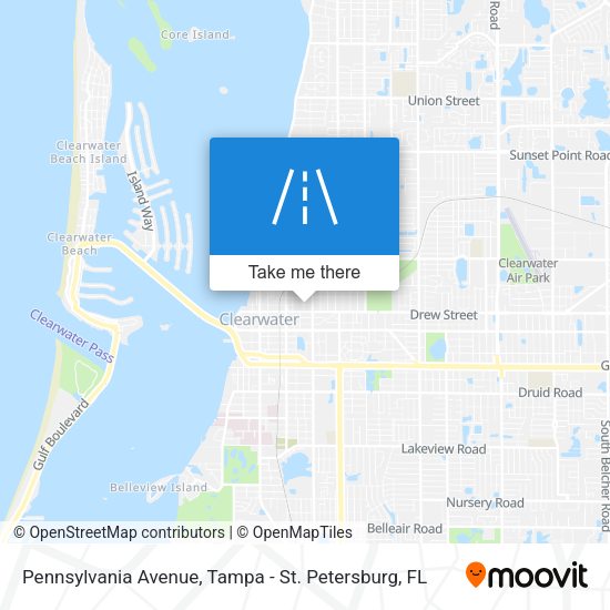Pennsylvania Avenue map