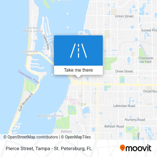 Mapa de Pierce Street