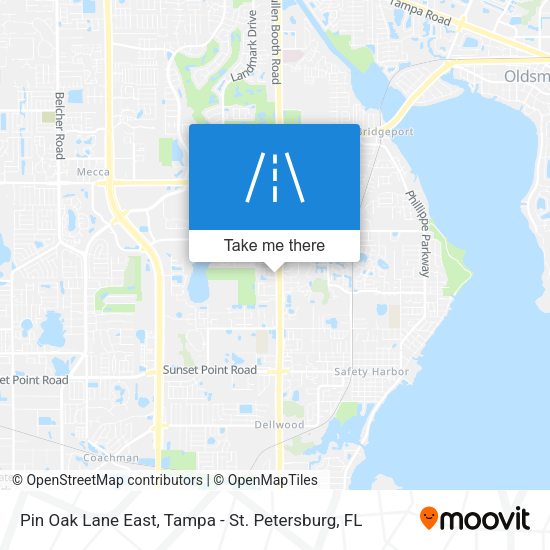 Pin Oak Lane East map