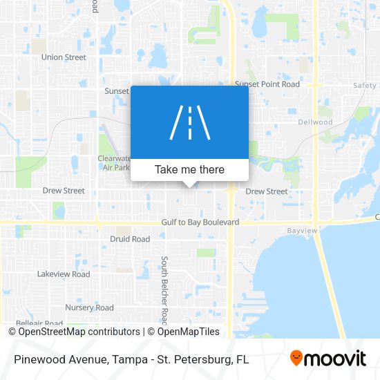 Mapa de Pinewood Avenue
