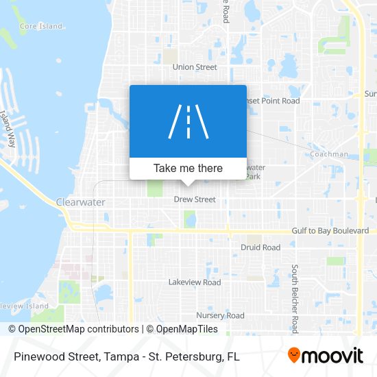 Pinewood Street map