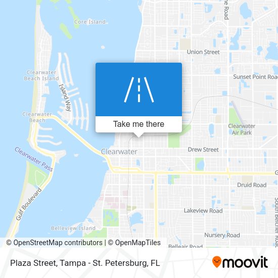 Plaza Street map