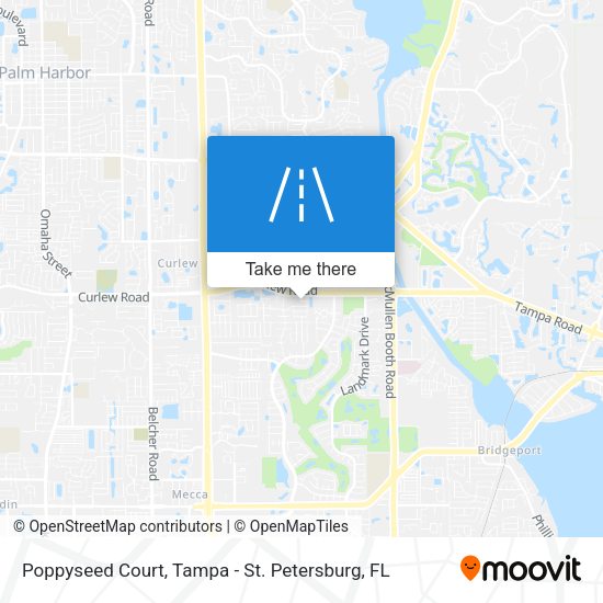 Mapa de Poppyseed Court