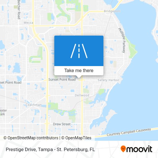 Prestige Drive map