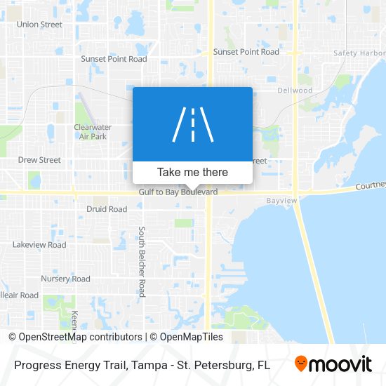 Progress Energy Trail map