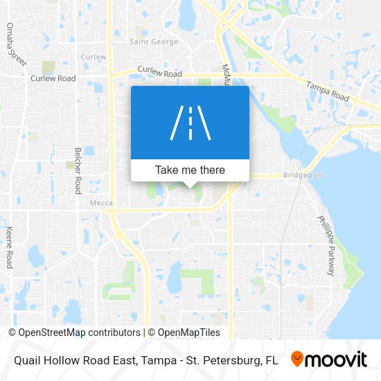 Quail Hollow Road East map