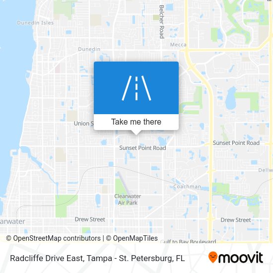 Radcliffe Drive East map