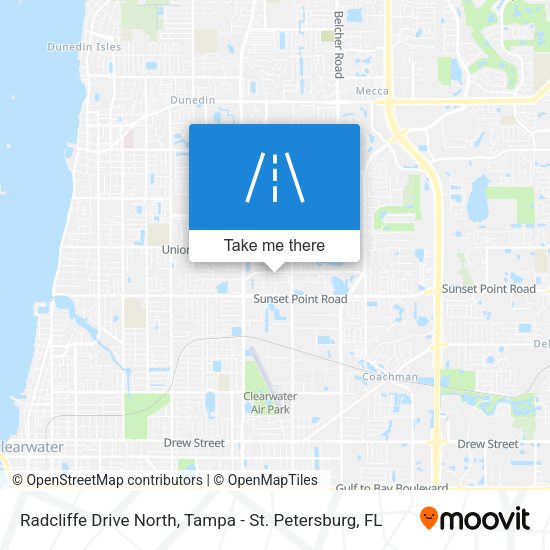 Radcliffe Drive North map