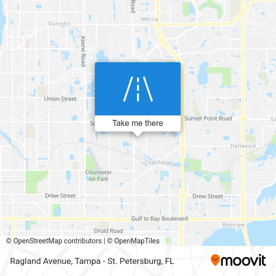 Mapa de Ragland Avenue