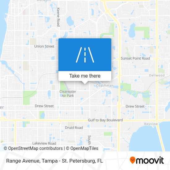Mapa de Range Avenue