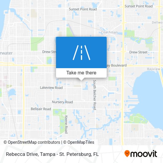 Rebecca Drive map