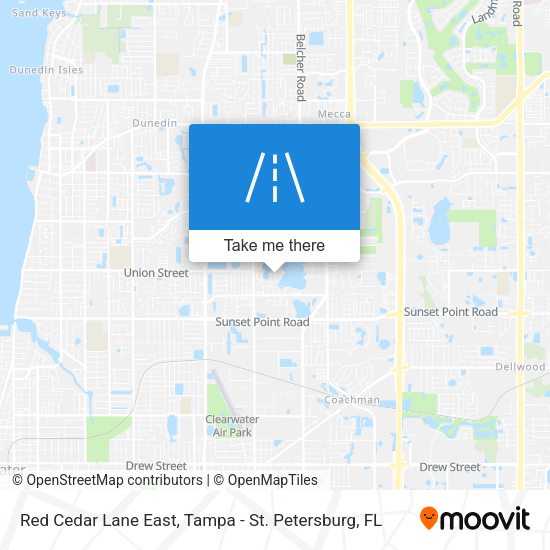 Mapa de Red Cedar Lane East