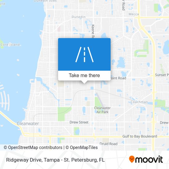 Mapa de Ridgeway Drive