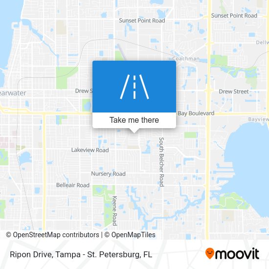 Mapa de Ripon Drive