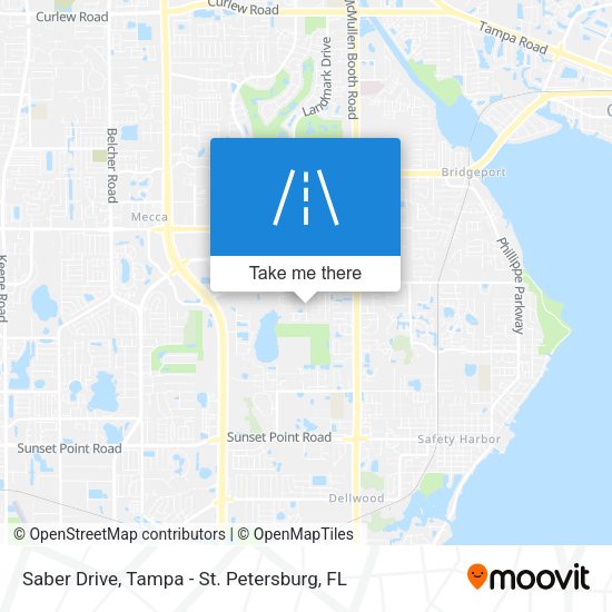 Saber Drive map