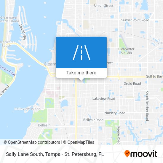 Mapa de Sally Lane South