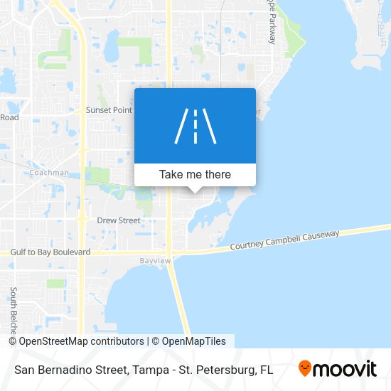 Mapa de San Bernadino Street