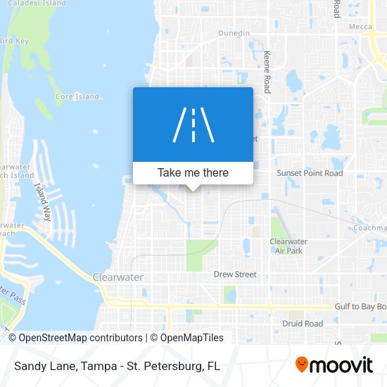 Sandy Lane map