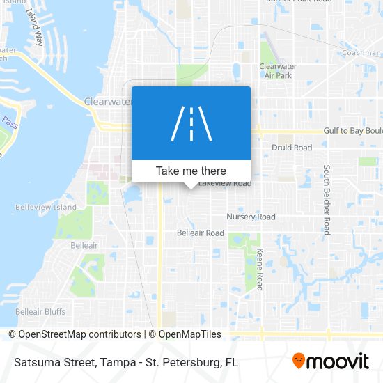 Satsuma Street map