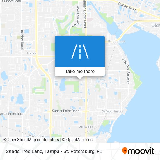 Shade Tree Lane map