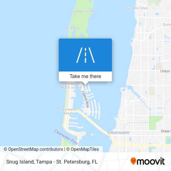 Mapa de Snug Island