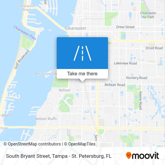 South Bryant Street map