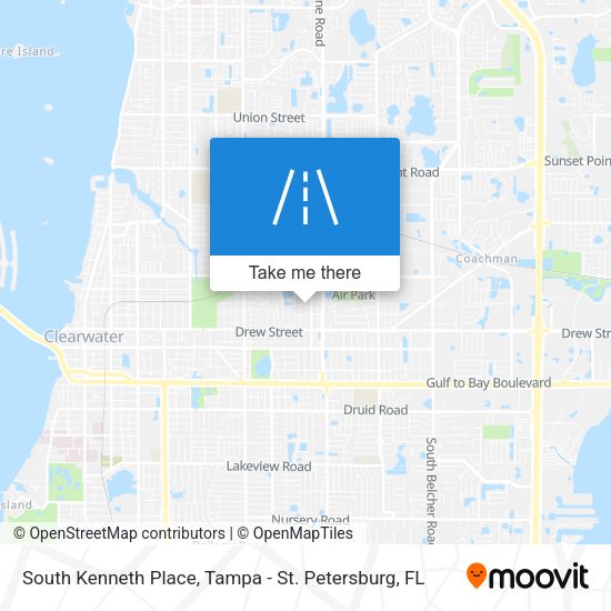 South Kenneth Place map