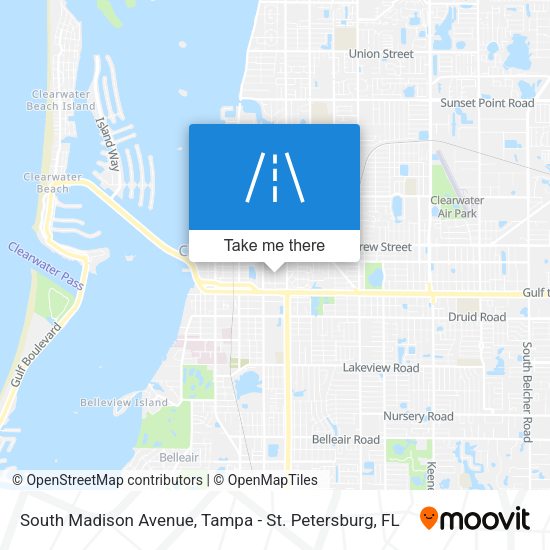 Mapa de South Madison Avenue