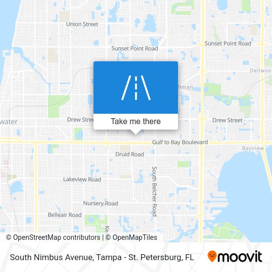 Mapa de South Nimbus Avenue