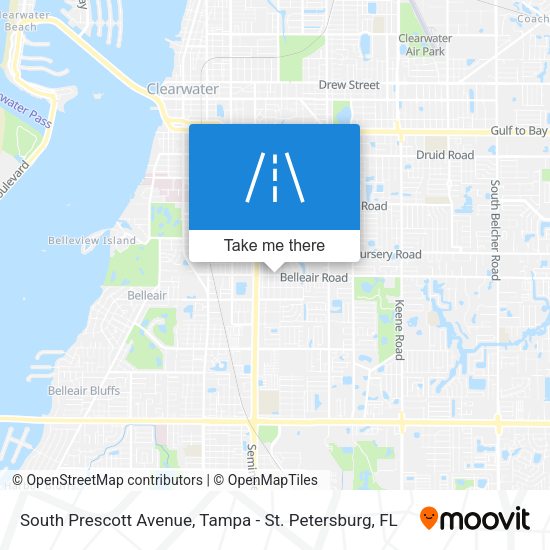 South Prescott Avenue map