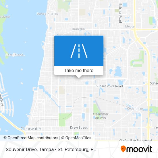 Souvenir Drive map