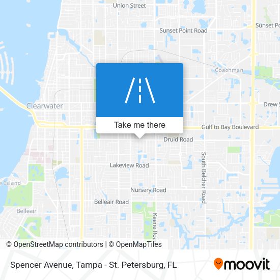 Spencer Avenue map