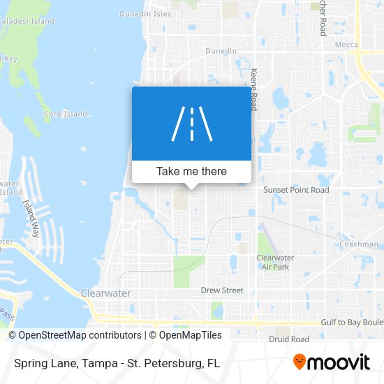 Spring Lane map