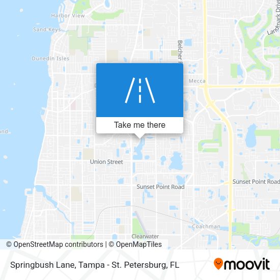 Mapa de Springbush Lane