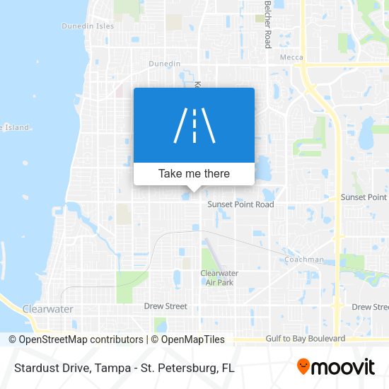 Stardust Drive map