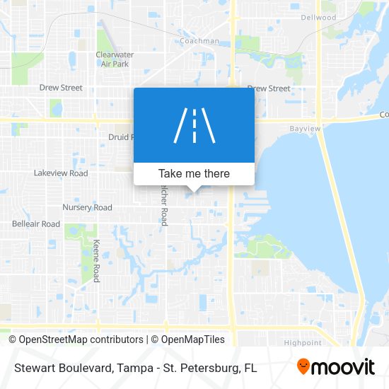 Stewart Boulevard map