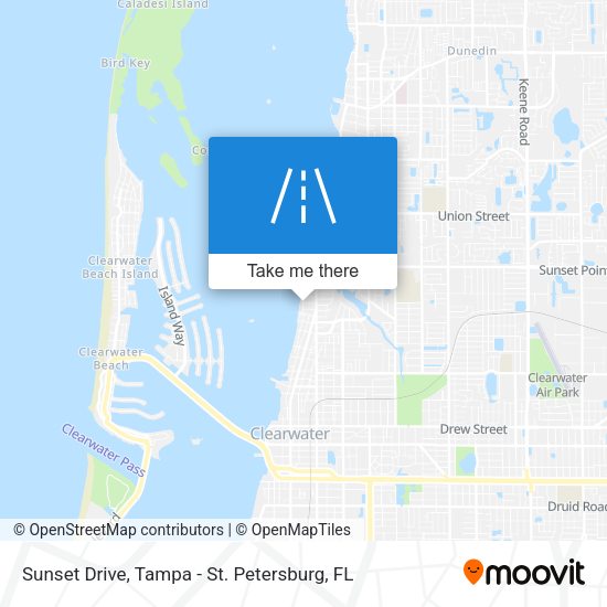 Sunset Drive map