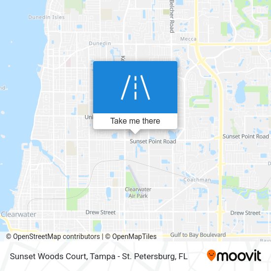 Mapa de Sunset Woods Court