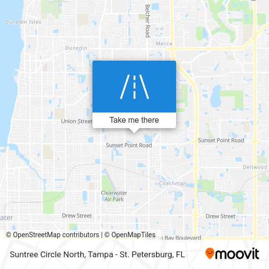Suntree Circle North map