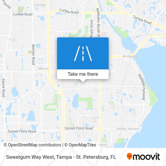 Sweetgum Way West map