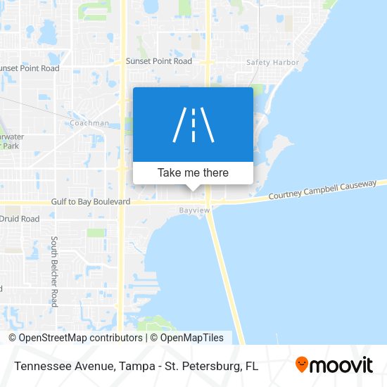 Tennessee Avenue map