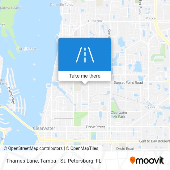 Thames Lane map